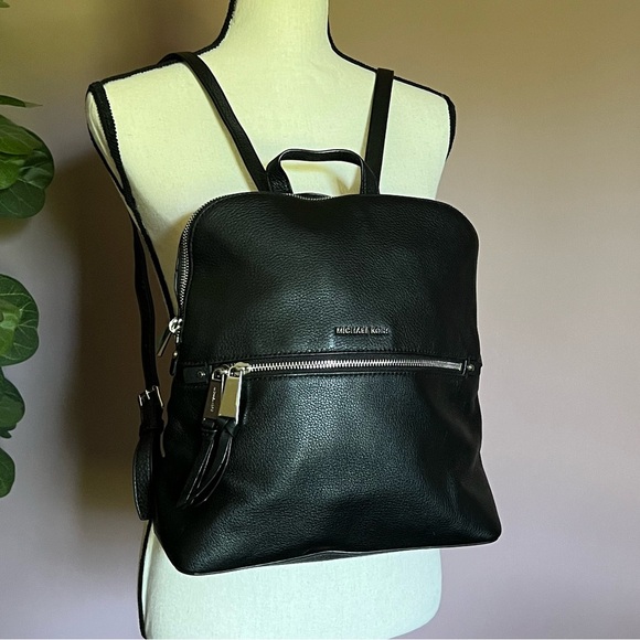 Michael Kors Slim Leather Backpack Purse Sale Michael Kors Rhea